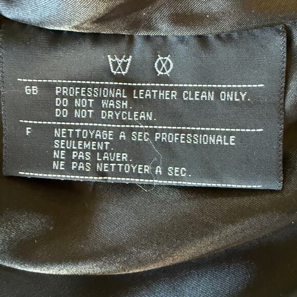 Vintage Harley Davidson Motorcycle Jacket Women SZ M Black Brown Flames EUC - Picture 8 of 12